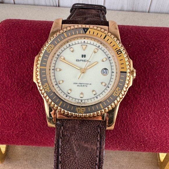 Spectacular Breil Italian Watch with Date Analog Stainless Steel Watch - Picture 4 of 9